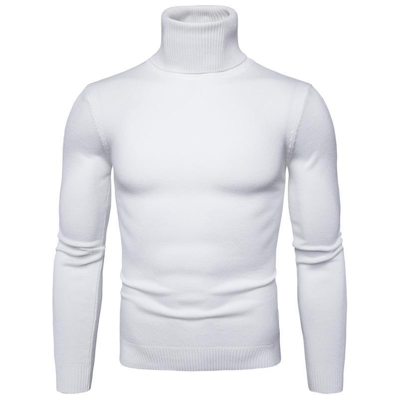 Herren Rollkragenpullover aus feiner Merinowolle