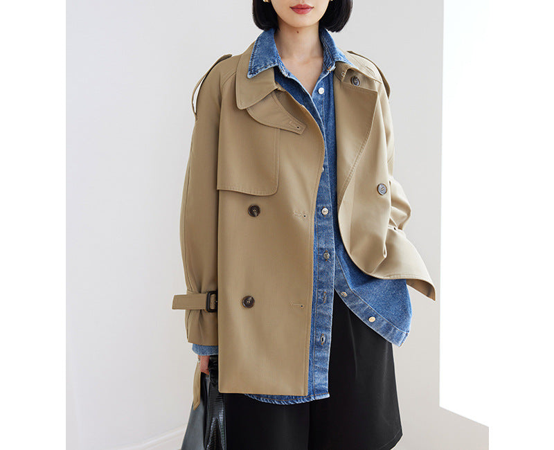 Damen Modische Trenchjacke Shop Nory