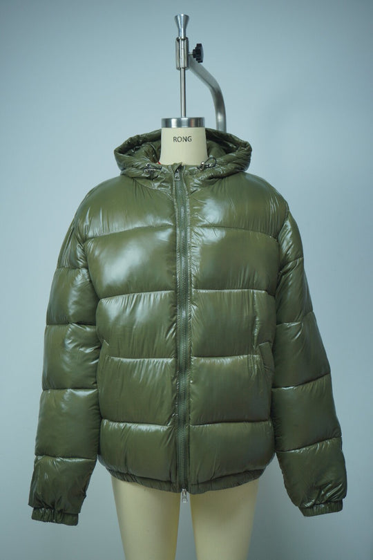 Damen Wasserdichte Daunenjacke mit Kapuze