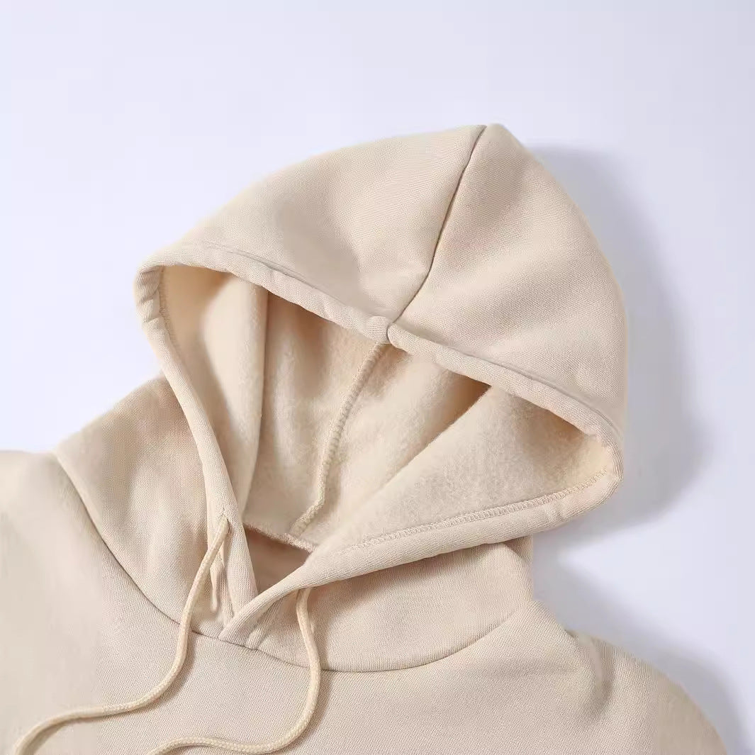Damen Oversized Kapuzenpullover mit Kängurutasche