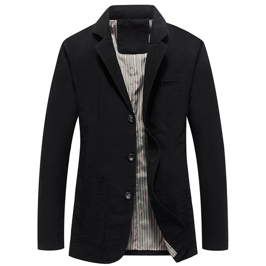 Herren Sakko im Casual-Stil mit Drei-Knopf-Front und aufgesetzten Taschen Shop Nory