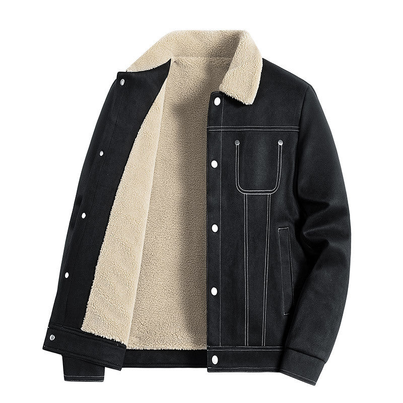 Herren Lässige Lammfelljacke Shop Nory