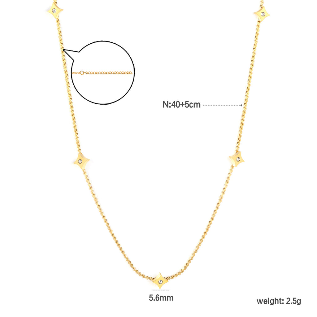 Damen Halskette mit filigranen Schmetterlingsanhängern Shop Nory