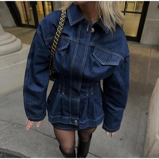 Damen modische Denim-Jacke