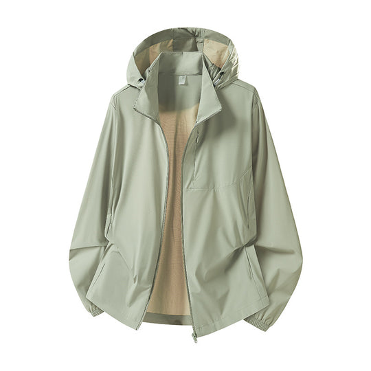 Damen Leichter Windbreaker mit Kapuze Shop Nory