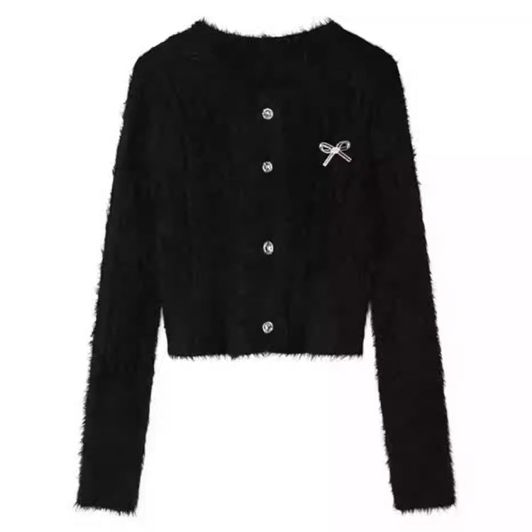Damen Eleganter kurzer Cardigan mit Knöpfen Shop Nory