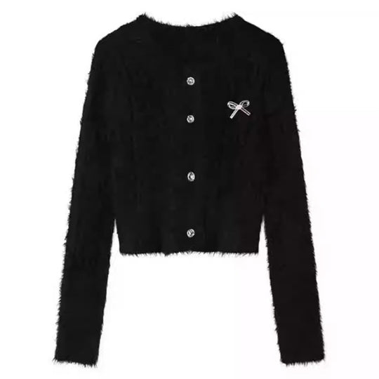 Damen Eleganter kurzer Cardigan mit Knöpfen Shop Nory