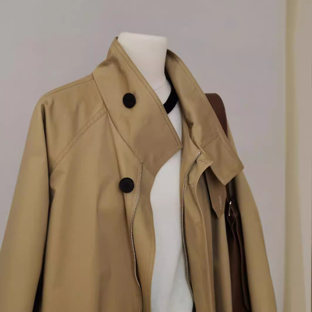Damen Lässige, übergroße Utility-Jacke Shop Nory