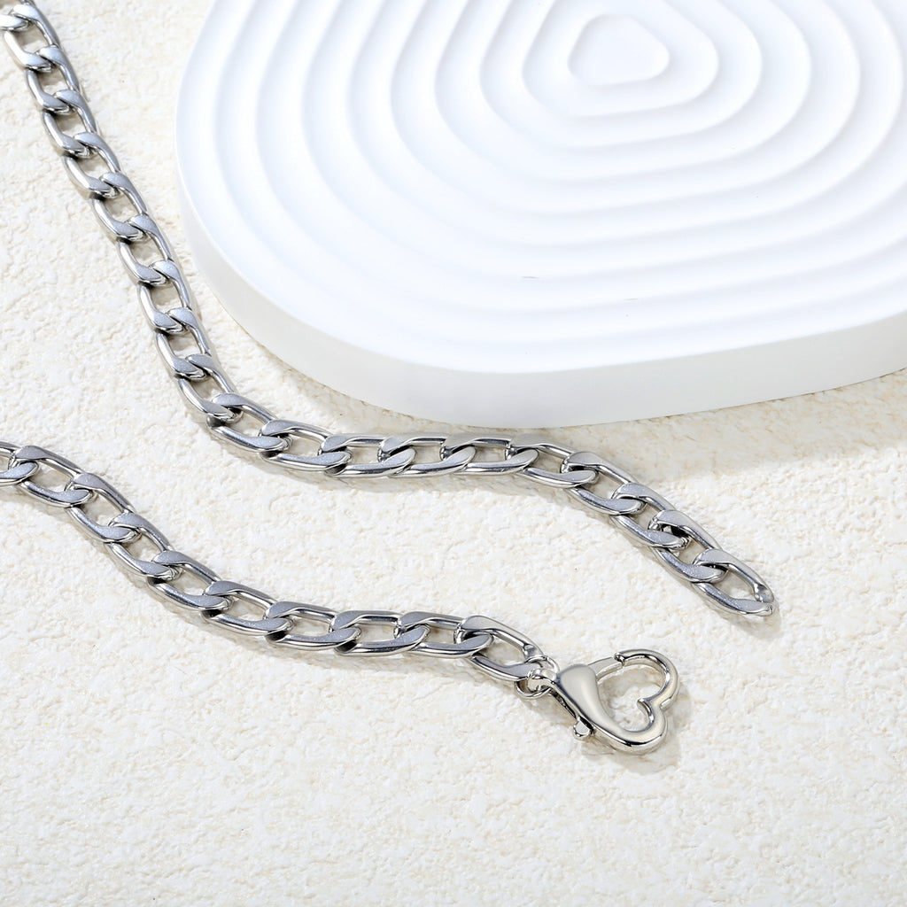 Damen Halskette mit hochwertigem Gliederdesign und Karabinerverschluss Shop Nory