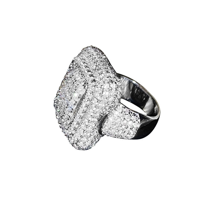 Damen Funkelnder Ring mit hochwertigem Zirkonia Shop Nory