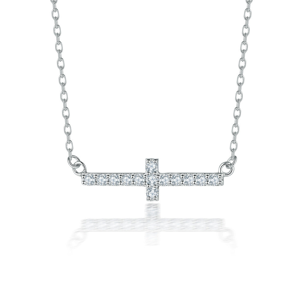 Damen Halskette mit herzförmigem Anhänger aus funkelndem Zirkonia Shop Nory