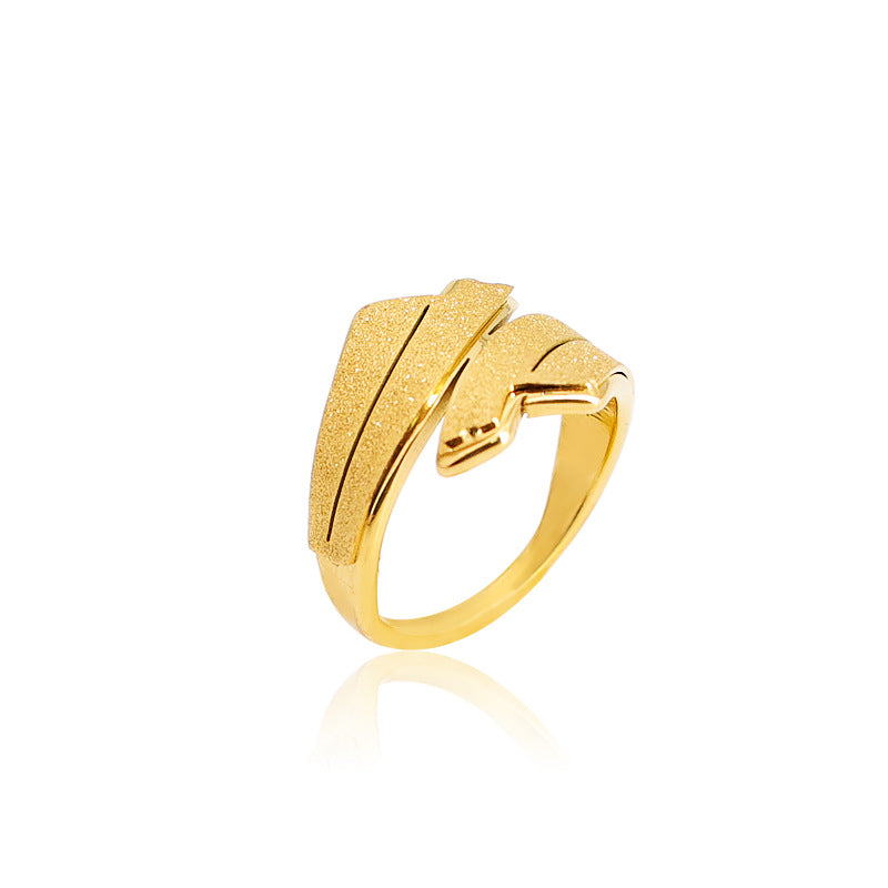 Damen eleganter und modischer Ring mit Blattdesign Shop Nory