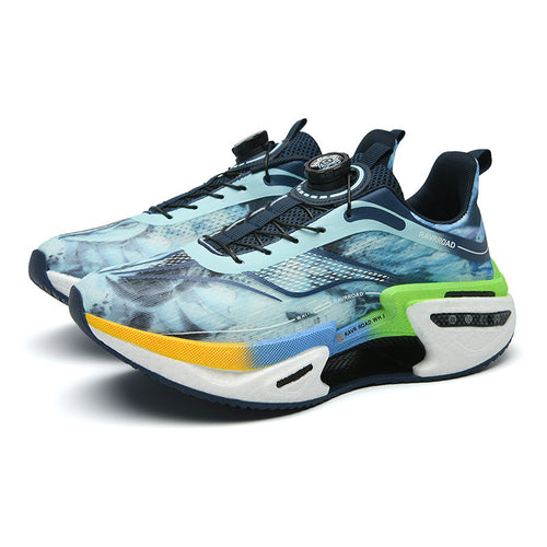 Damen gedämpfte Fashion-Plateau-Sneaker mit sichtbarer Luftkammersohle und elastischem Schaft Shop Nory