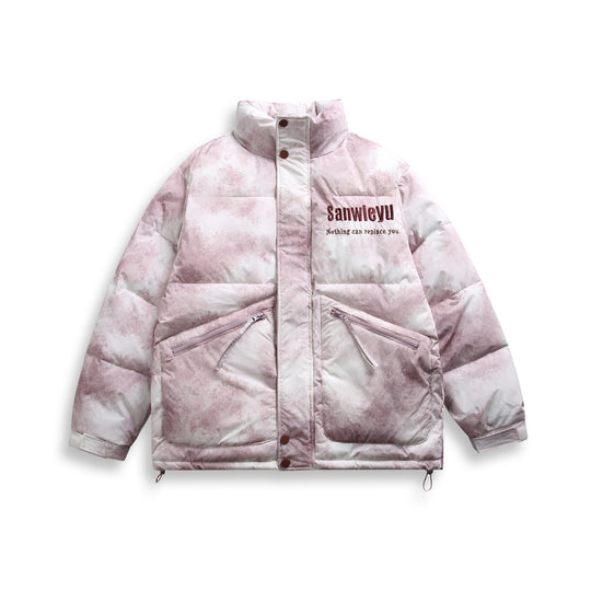 Unisex Kurz geschnittene wattierte Blousonjacke im Boxy‑Schnitt mit hohem Stehkragen und diagonalen Reißverschlusstaschen Shop Nory