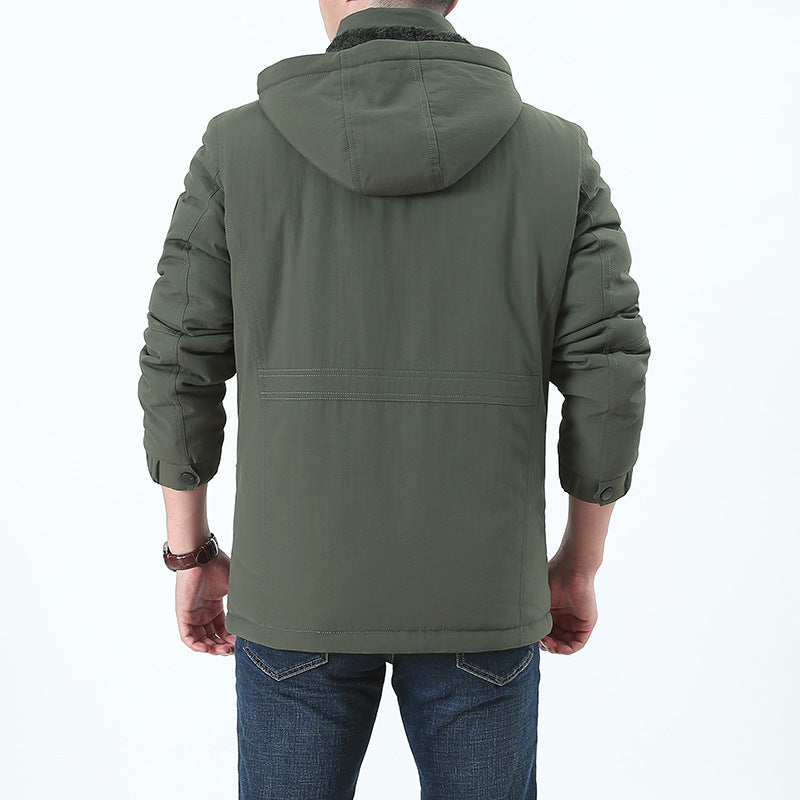 Herren Multifunktionaler Winterparka mit Teddyfleece-Kapuze und Mehrfach-Taschensystem Shop Nory