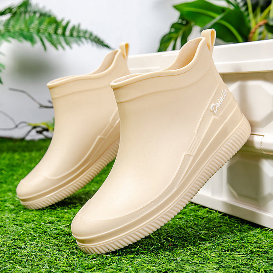 Damen Wasserdichte Kurzschaft-Gummistiefelette mit stoßdämpfender EVA-Sohle Shop Nory