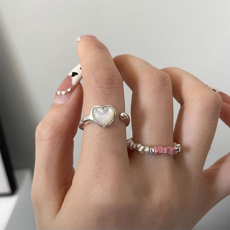 Damen Ring mit Herzdesign Shop Nory
