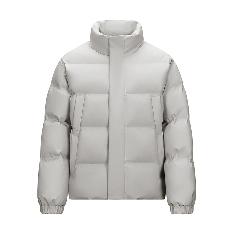 Herren Gepolsterte Steppjacke mit hohem Stehkragen und verdeckter Reißverschluss Shop Nory