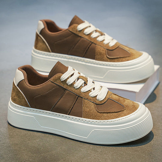 Damen Chunky Sneakers aus hochwertigem Leder mit innovativer Dämpfungstechnologie
