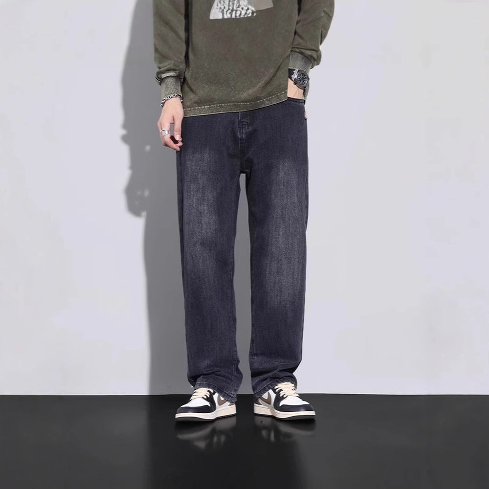 Herren Bequeme Weitgeschnittene Jeans Shop Nory
