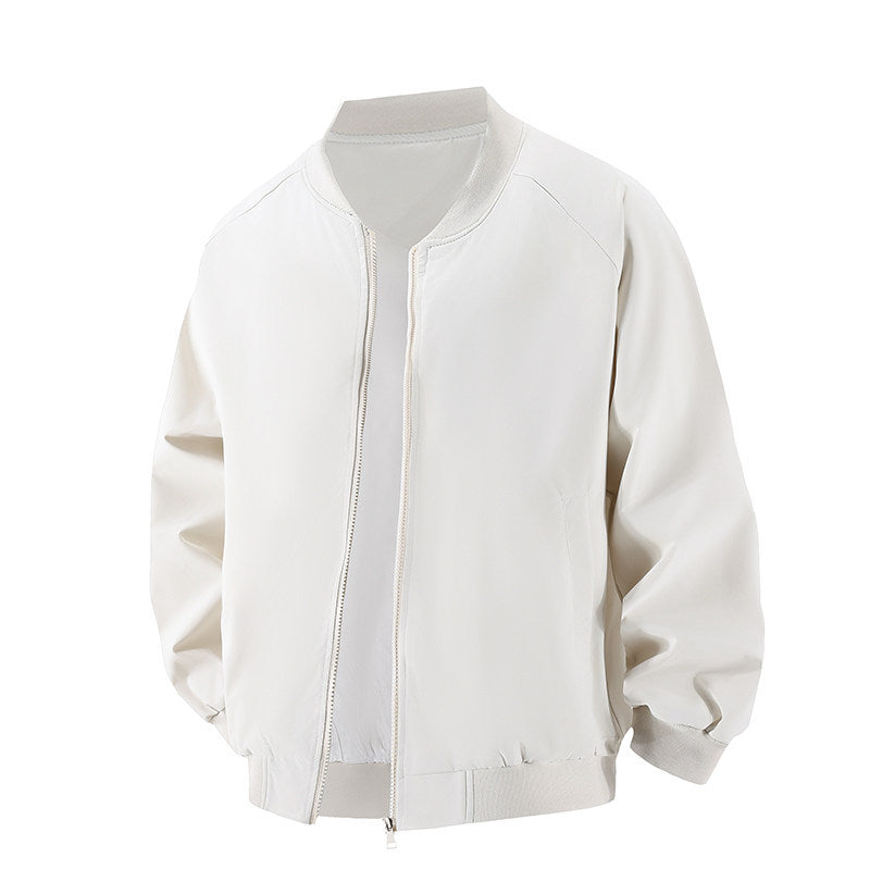 Herren Minimalistische Oversize-Bomberjacke mit Raglanärmeln, elastischem Saum & Komfortkragen Shop Nory