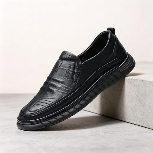 Herren Elegante und Bequeme Leder Mokassins Shop Nory