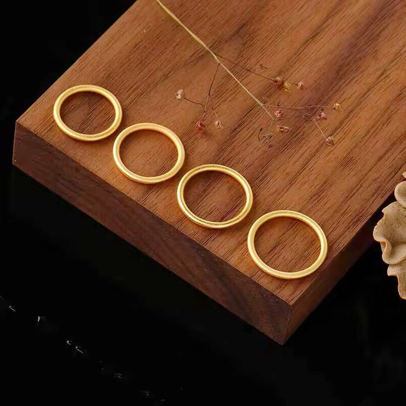 Damen minimalistischer Goldring Shop Nory