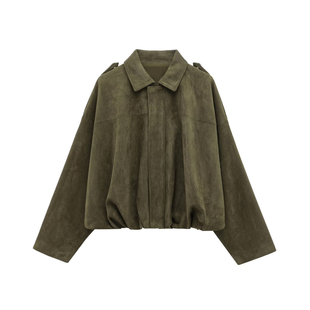 Damen Modische Kurzjacke mit legerem Schnitt