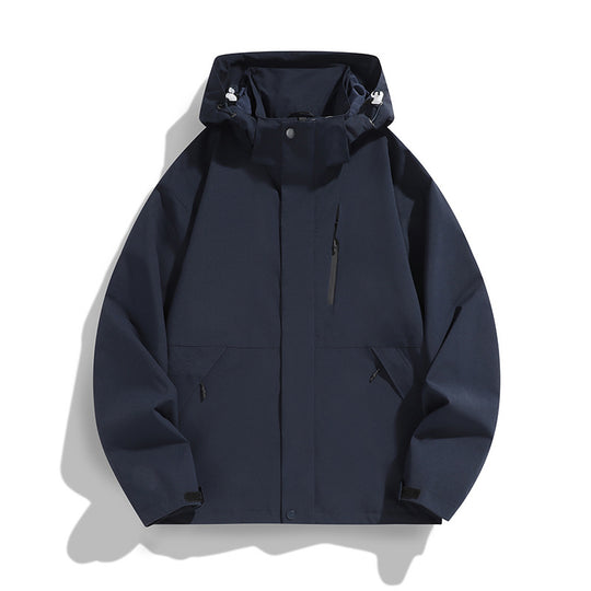 Damen Oversize Softshell-Kapuzenjacke mit Drop-Shoulder, verdeckten Reißverschlüssen und Kordelzug Shop Nory