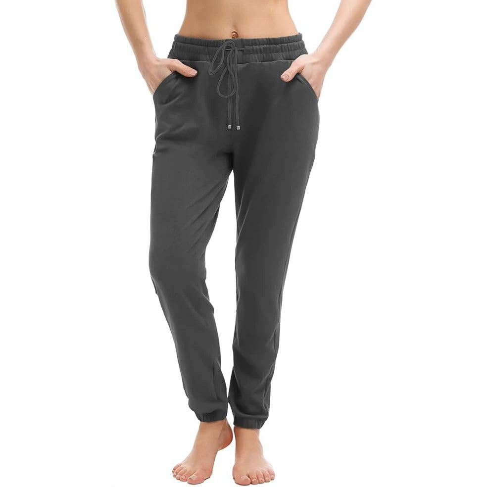 Damen Jogginghose mit hohem elastischem Bund, Tunnelzug und schmal zulaufenden Säumen Shop Nory