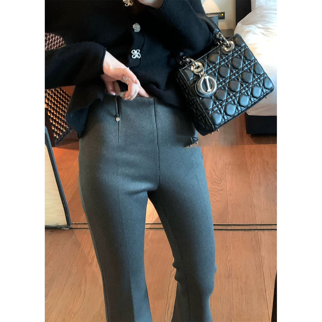 Damen Elegante Flared Hose Shop Nory