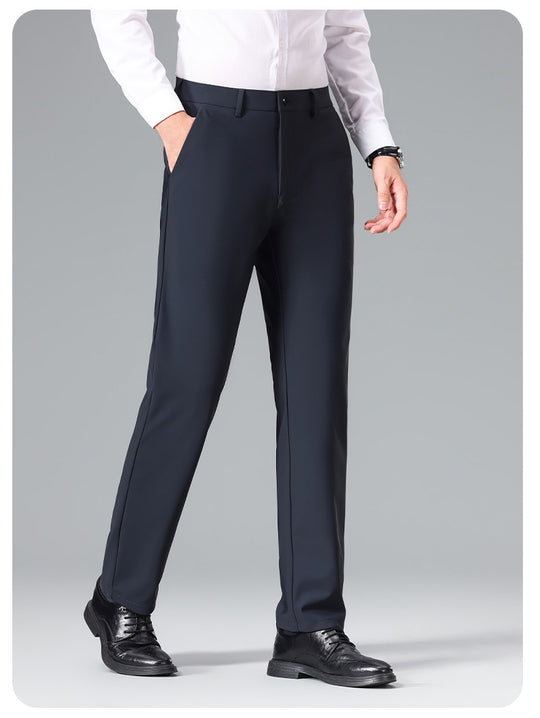 Herren Schlanke Business‑Stretchhose mit Bügelfalte und Komfortbund Shop Nory
