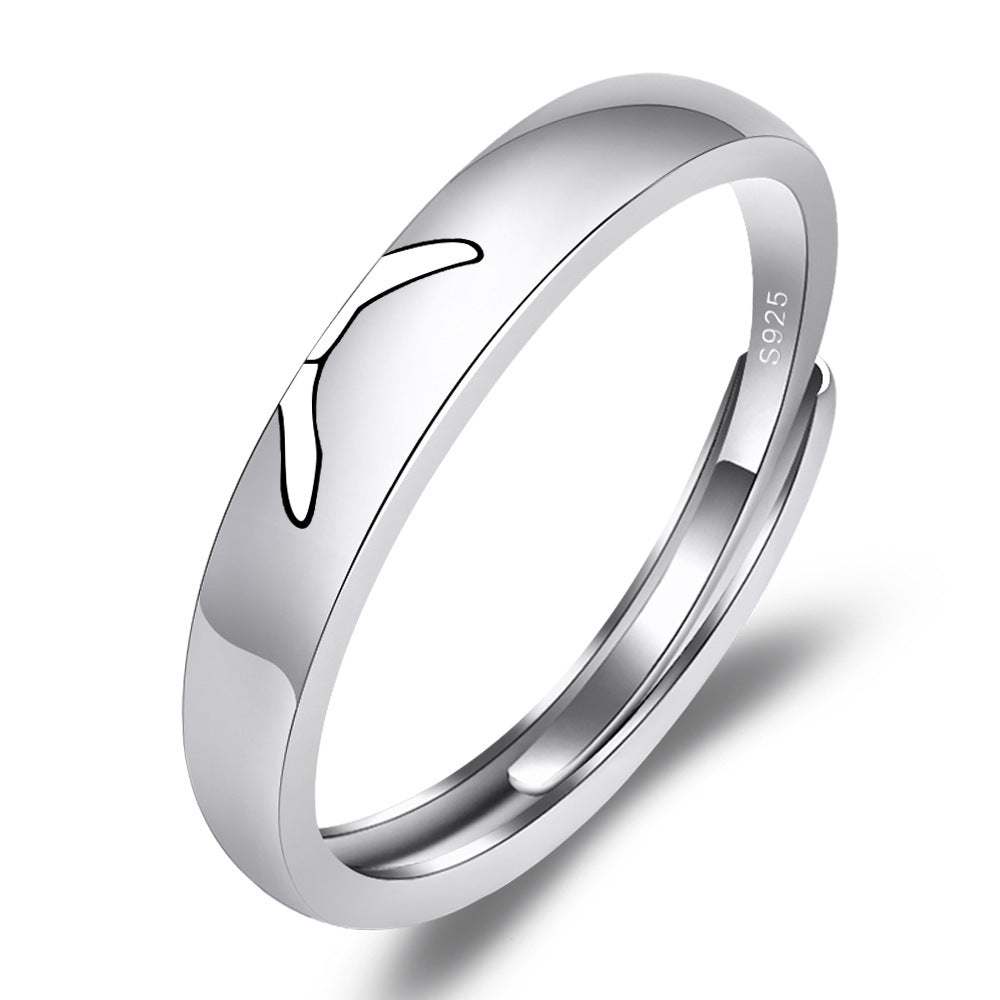 Damenring mit modernem Schmetterlingsdesign und feiner Edelstahlverarbeitung Shop Nory