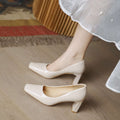 Damen Elegante und zeitgemäße Pumps mit blockierendem Absatz