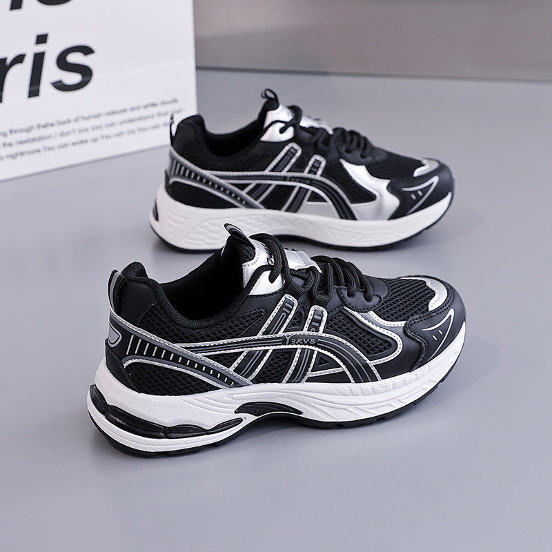 Damen Sportliche Sneakers mit dynamischer Mesh-Oberfläche und stoßdämpfender Sohle