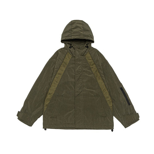 Unisex Oversize Utility-Parka mit Kapuze, Mesh‑Einsätzen und verdeckter Frontblende Shop Nory