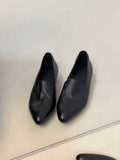 Damen spitz zulaufende Mokassins mit elegantem Schlupfdesign