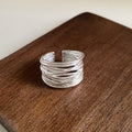 Damen Designring mit kunstvollem, geschwungenem Muster Shop Nory