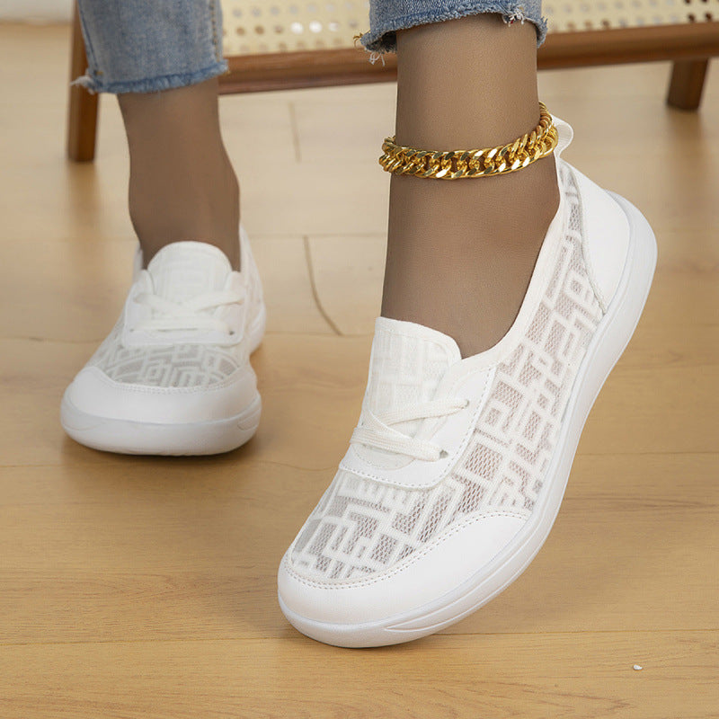 Damen leichte atmungsaktive Slip-On Sneaker mit Netzeinsatz Shop Nory
