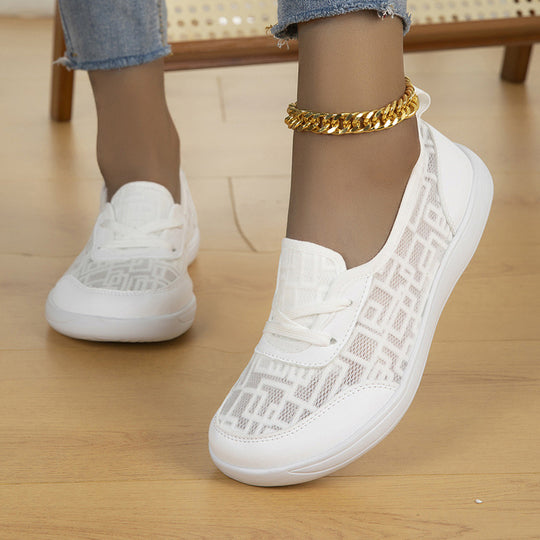 Damen leichte atmungsaktive Slip-On Sneaker mit Netzeinsatz Shop Nory