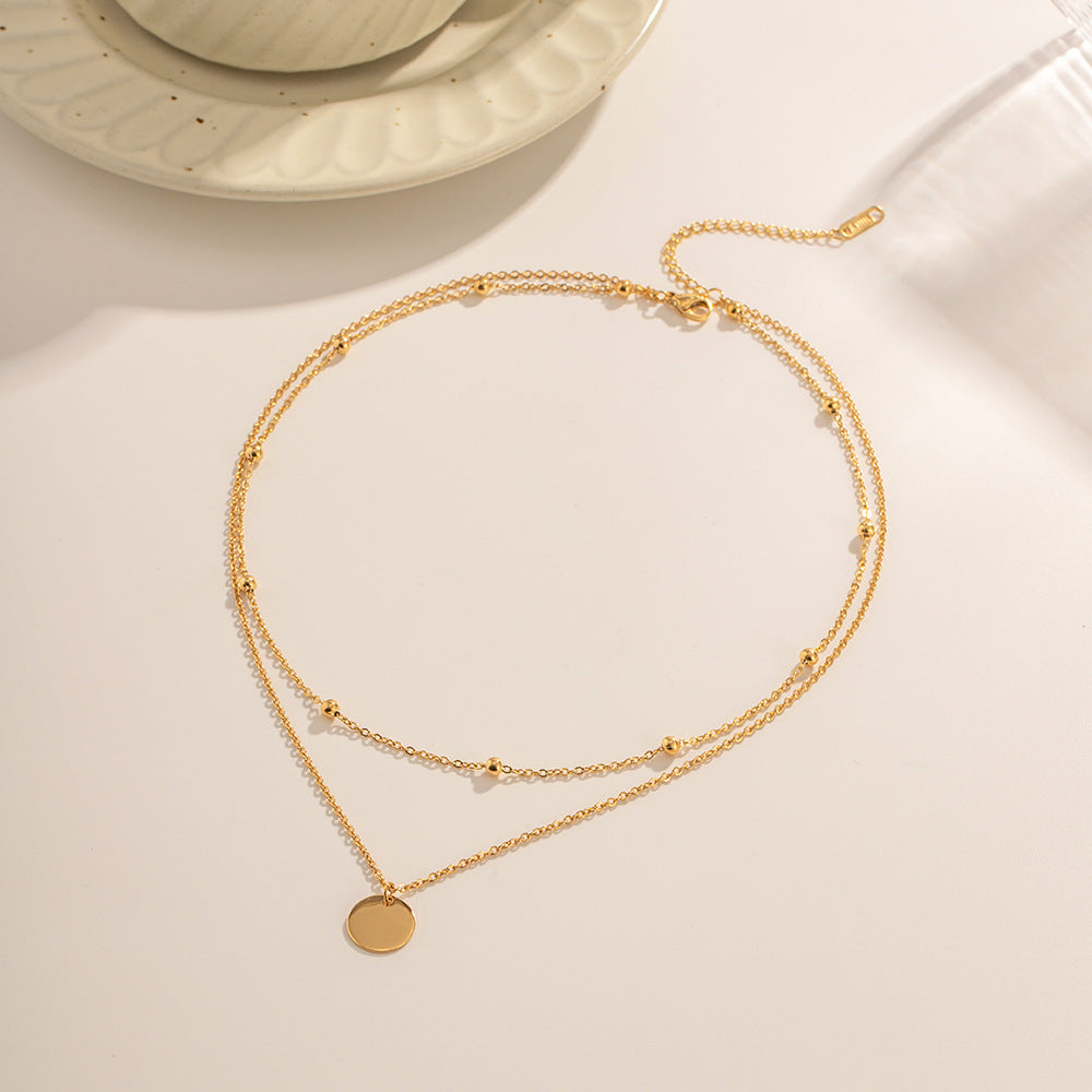 Damen Halskette mit mehrlagigem Design und funkelnden Zirkonia Shop Nory