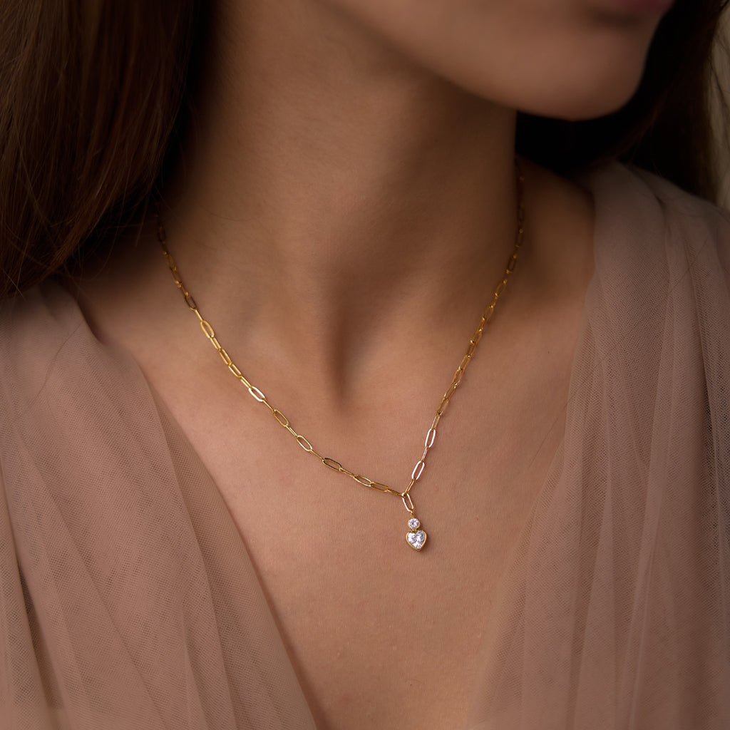 Damen Halsschmuck mit Zirkonstein Shop Nory