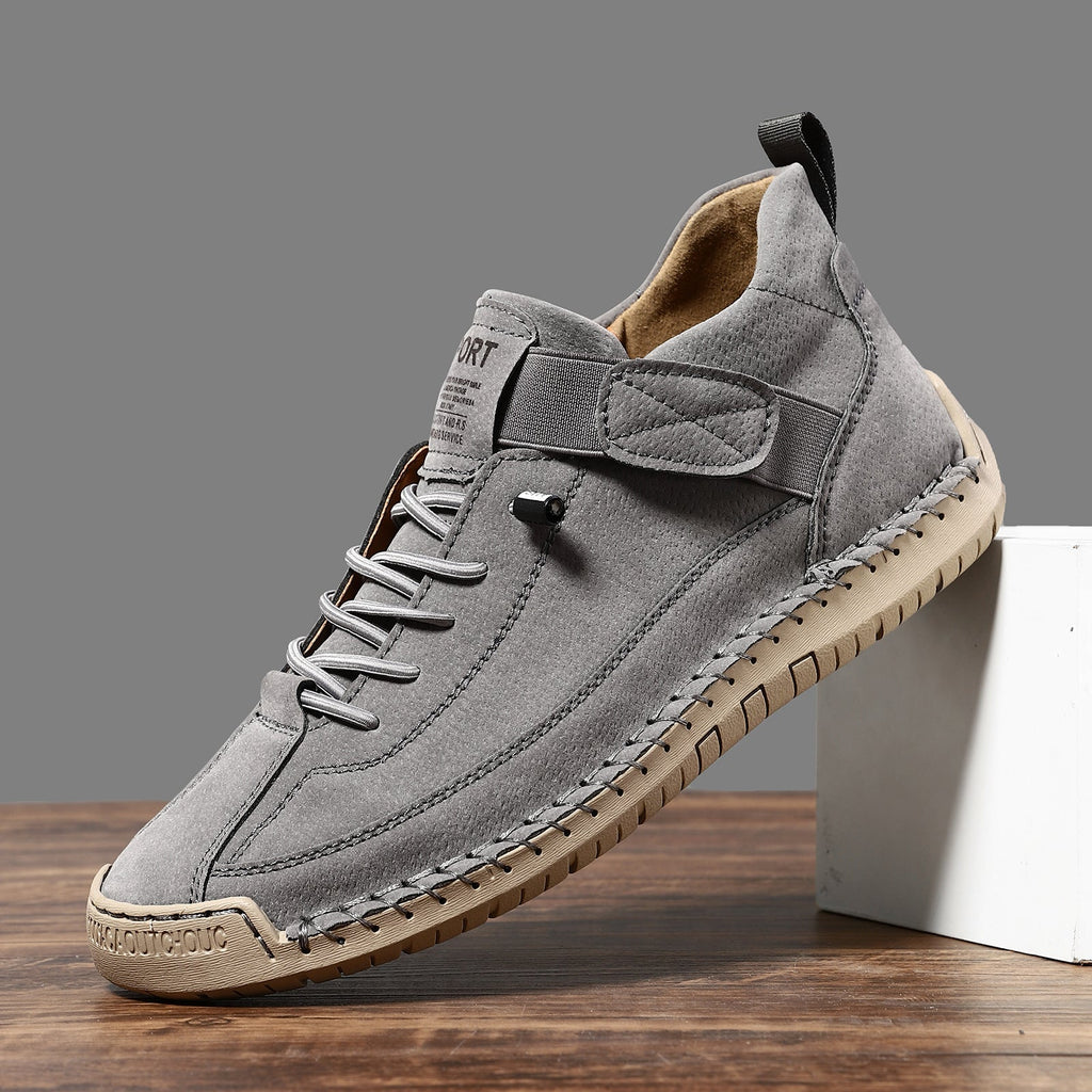 Damen Bequeme Freizeitschuhe mit elastischem Klettverschluss und atmungsaktiver Konstruktion Shopnory