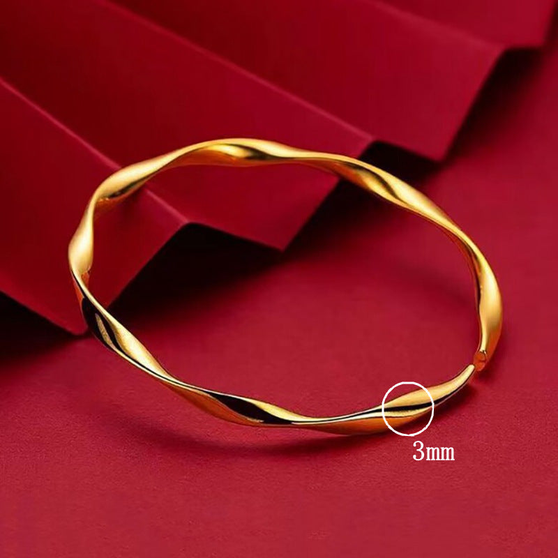Damen eleganter Armreif mit kunstvoller Wellenstruktur Shop Nory