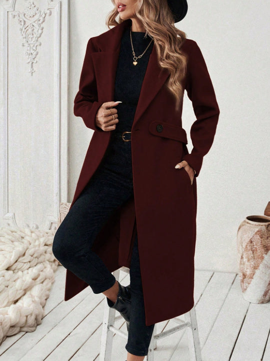 Damen Eleganter und moderner Langmantel