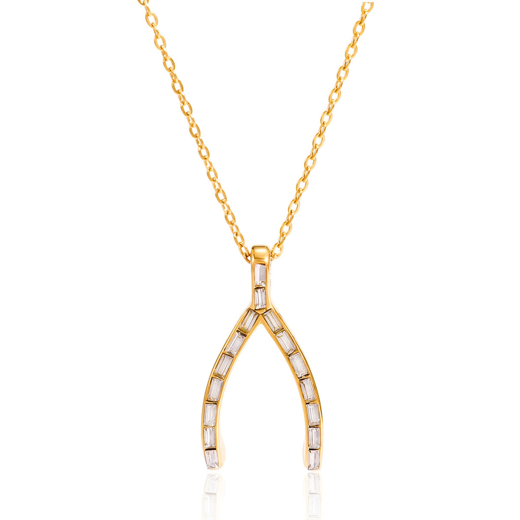 Damen Halskette mit elegantem Y-Motiv und verlängerbarem Design Shop Nory