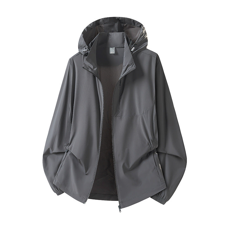 Damen Leichter Windbreaker mit Kapuze Shop Nory