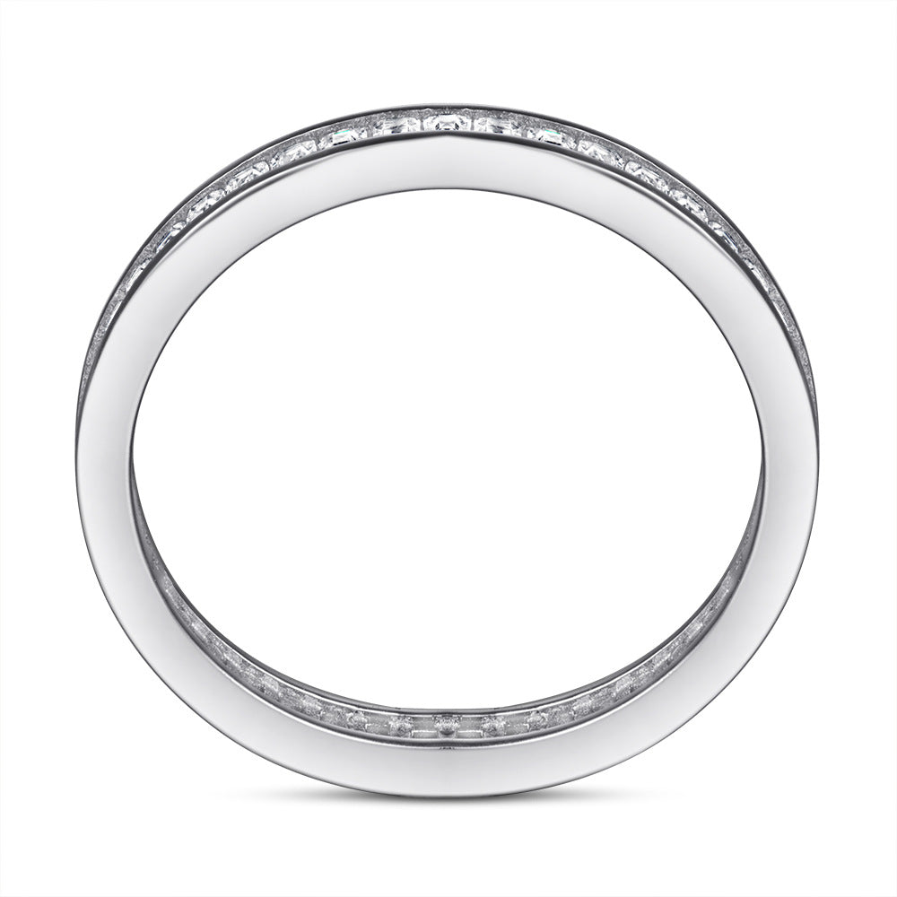 Damen Eternity Ring mit elegantem Zirkonia-Besatz Shop Nory