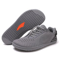 Unisex nan barfuß-inspirierter Strick-Sneaker mit elastischer Passform, Schnellzugkordel und griffiger Vollgummi-Laufsohle
