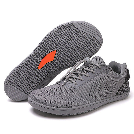 Unisex nan barfuß-inspirierter Strick-Sneaker mit elastischer Passform, Schnellzugkordel und griffiger Vollgummi-Laufsohle